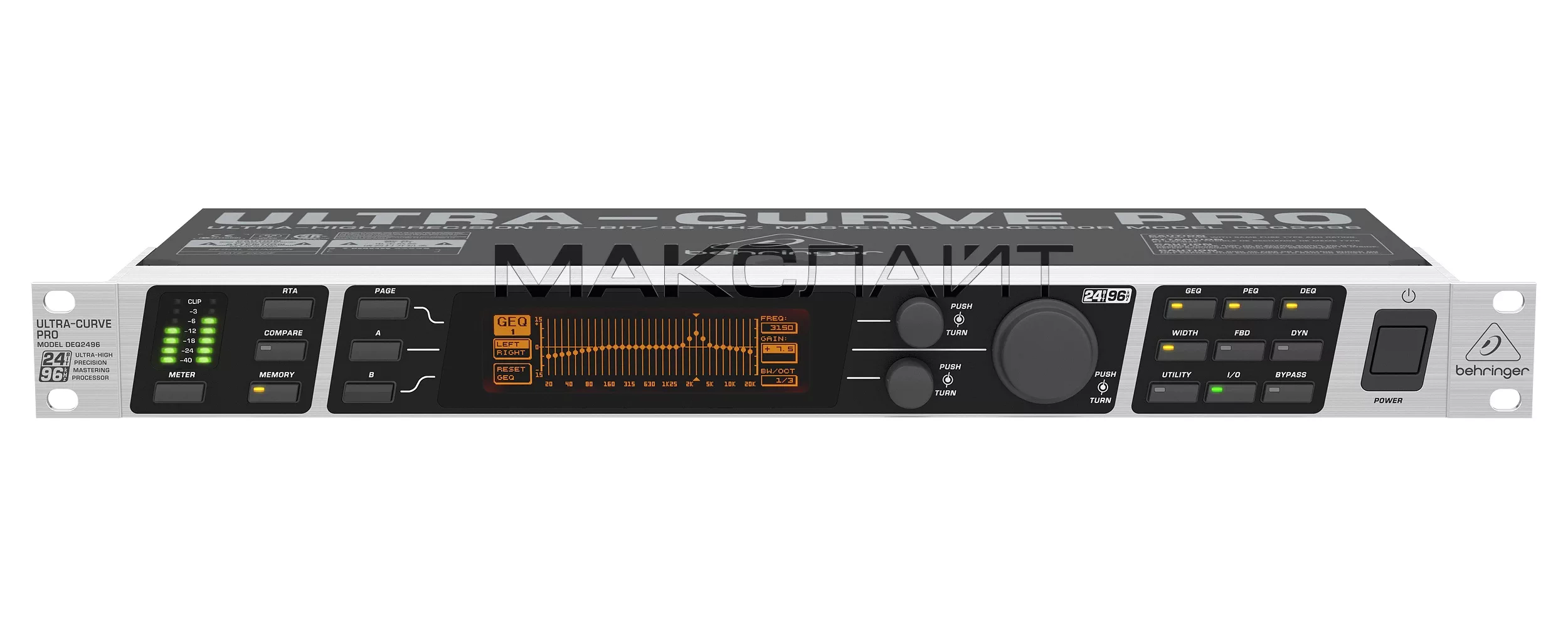 Behringer DEQ2496 Ultracurve Pro — Цифровой звуковой